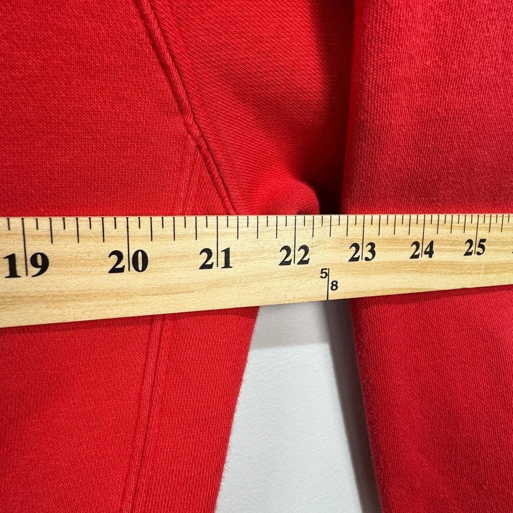 Nike Sportswear Club Fleece Hoodie Mens L University Red Pullover Sweatshirt